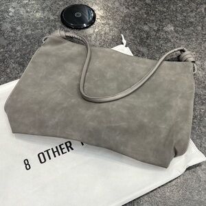 8 Other Reasons - Betsy Suedette Slouch Tote - Stone